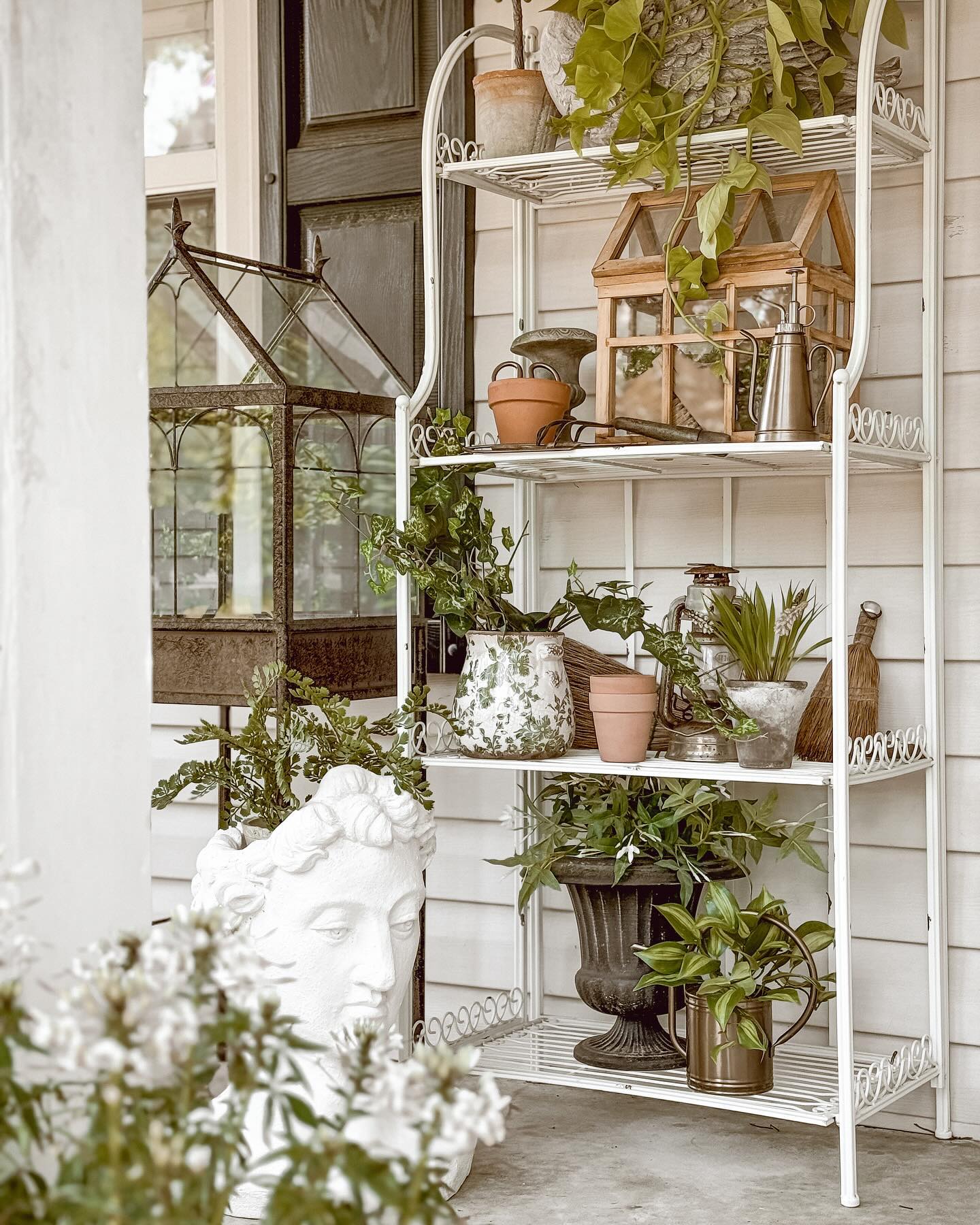 Revamp Your Space with a Bakers Rack - Creative Ways to Showcase Indoor Plants